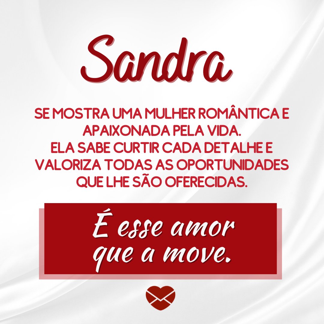Frases de Sandra: conheça o coração gigantesco dessa mulher!