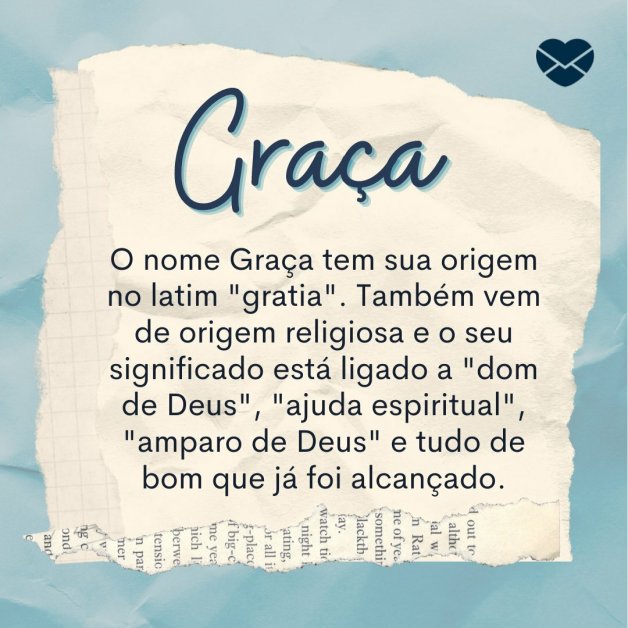 Frases de Graça. Saiba tudo sobre esse nome celestial