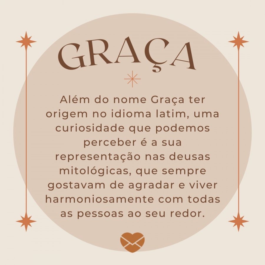 Frases de Graça. Saiba tudo sobre esse nome celestial