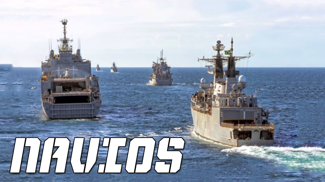 Thumbnail vídeo youtube - Navios da marinha