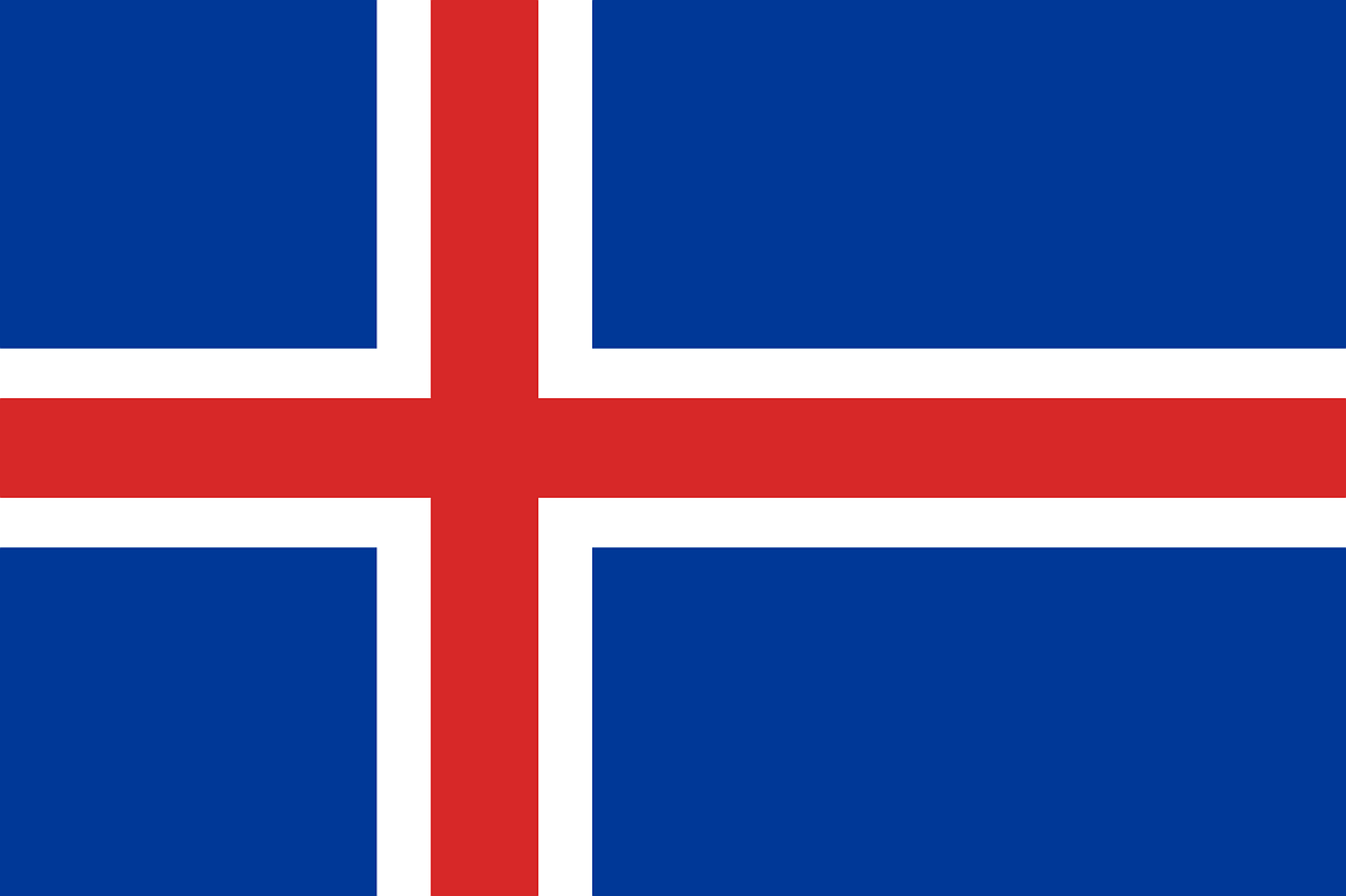 Bandeira da Islândia - Significado das Bandeiras dos Países