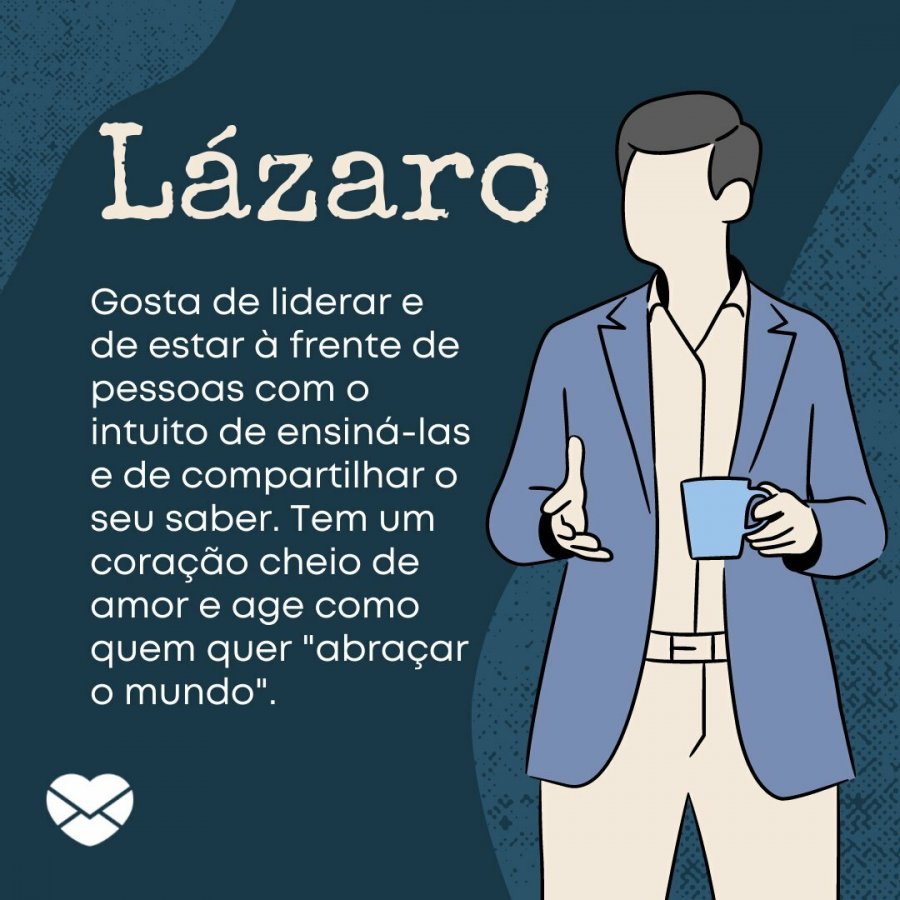 Líder Significado do nome Lázaro Masculinos Líder Significado do nome Lázaro Masculinos
