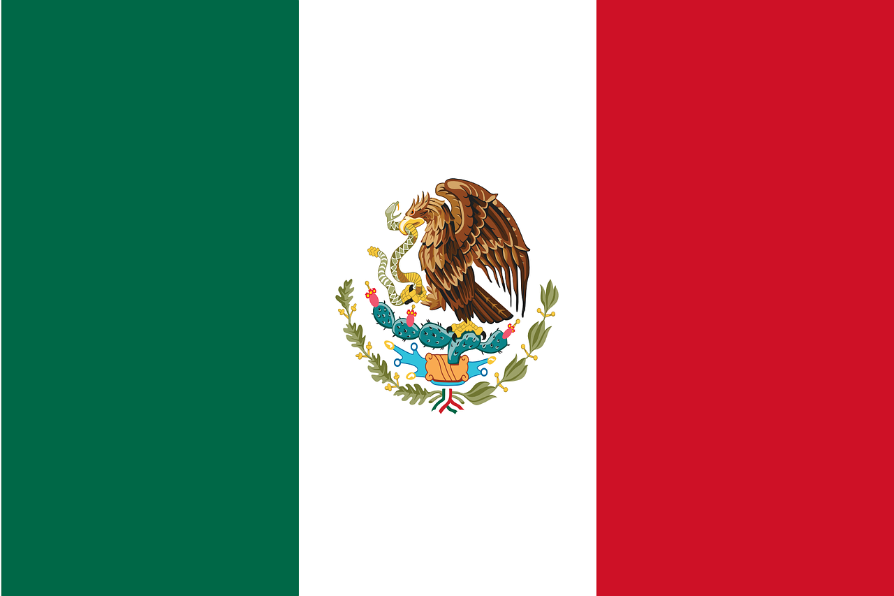 Bandeira do México - Significado das Bandeiras dos Países