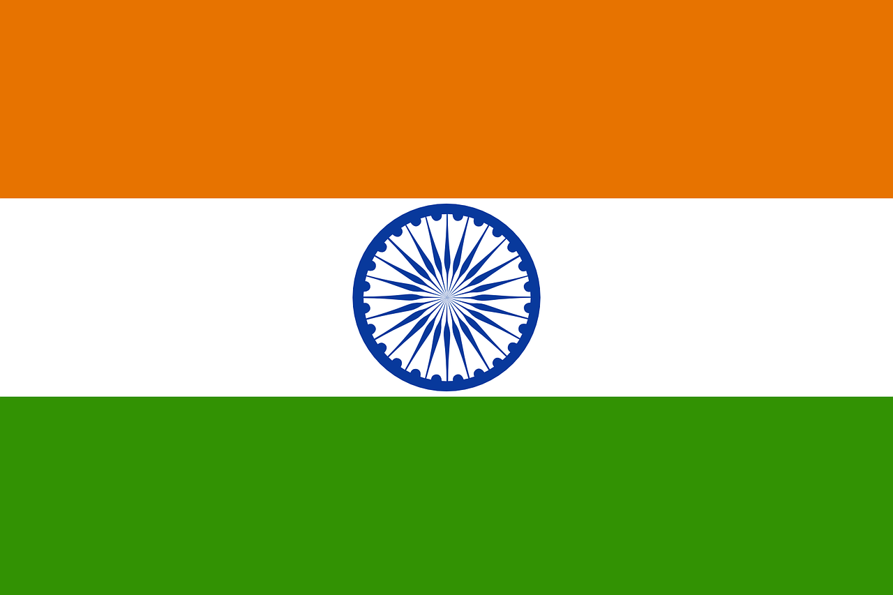 Bandeira da Índia - Significado das Bandeiras dos Países
