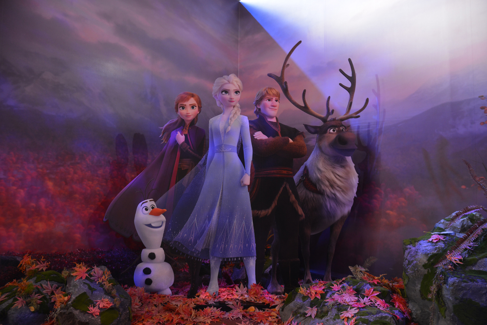 Personagens de Frozen, da Disney
