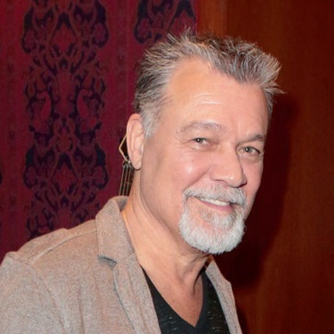 Imagem do compositor e guitarrista Eddie Van Halen
