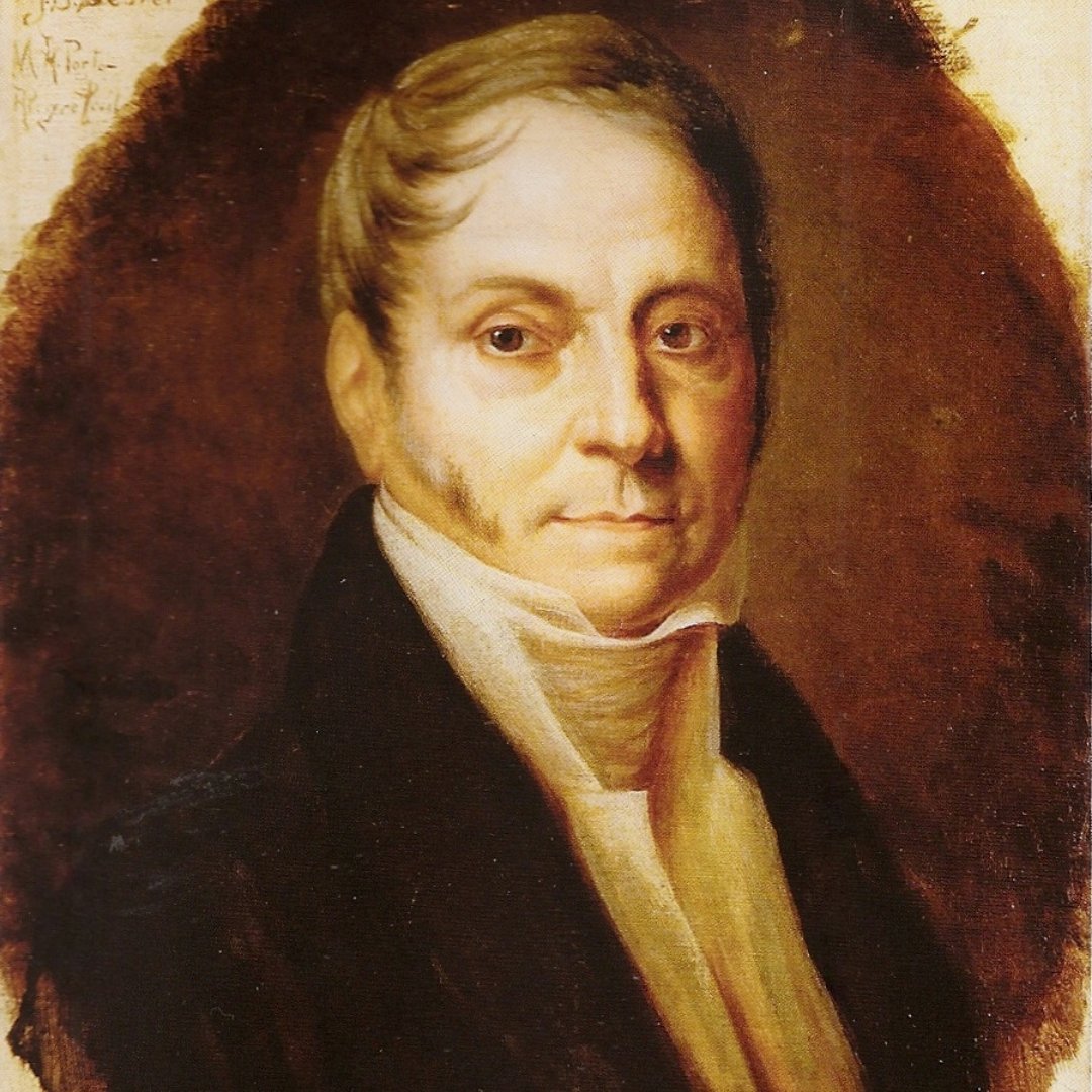 Retrato do pintor francês Jean-Baptiste Debret