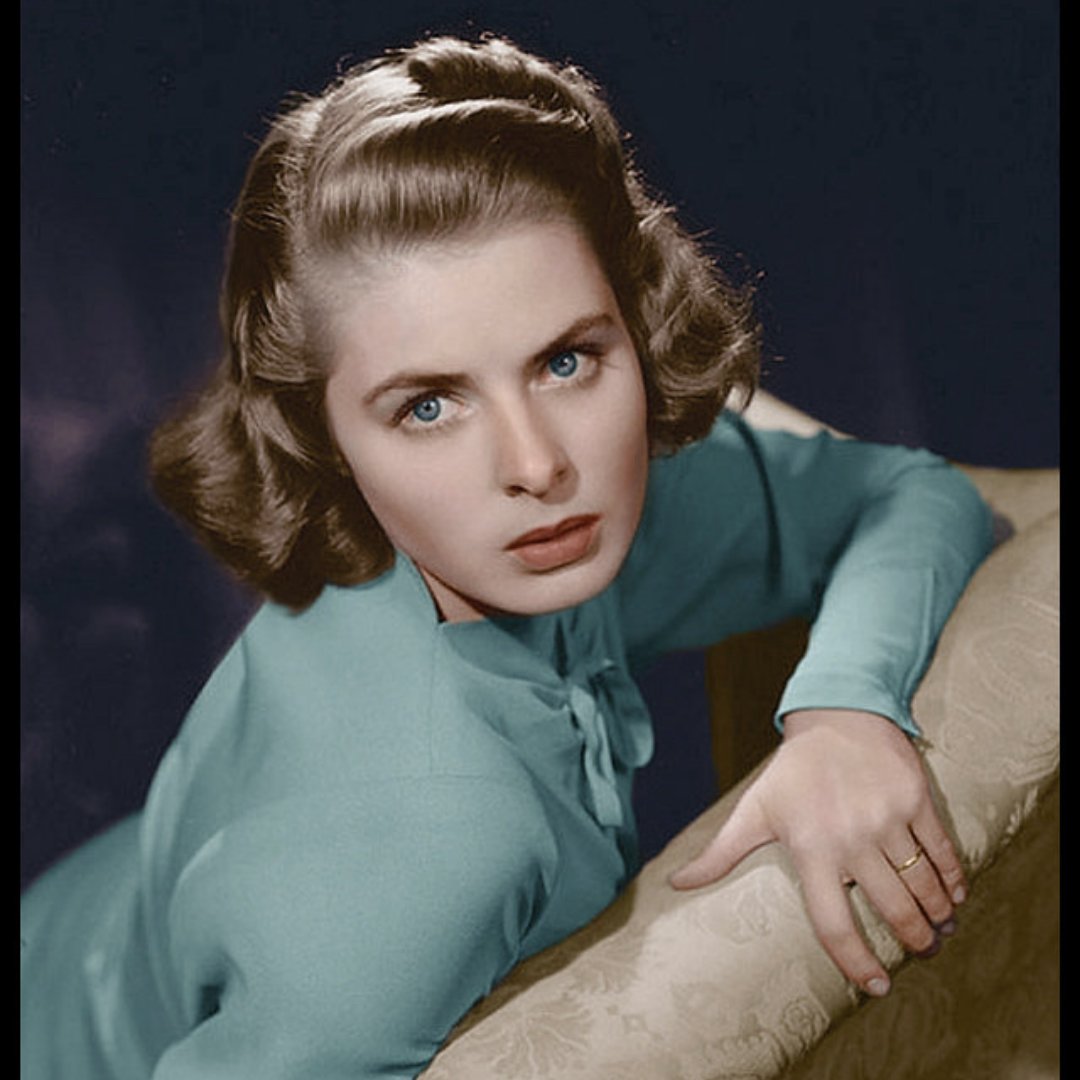 Imagem da atriz sueca Ingrid Bergman