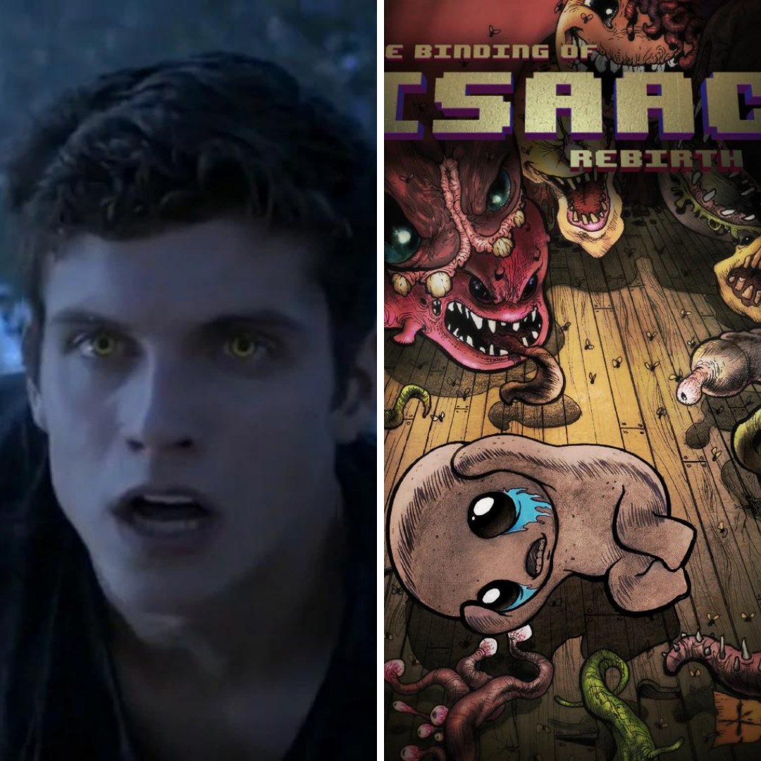 Personagens Isaac Lahey e The Binding of Isaac