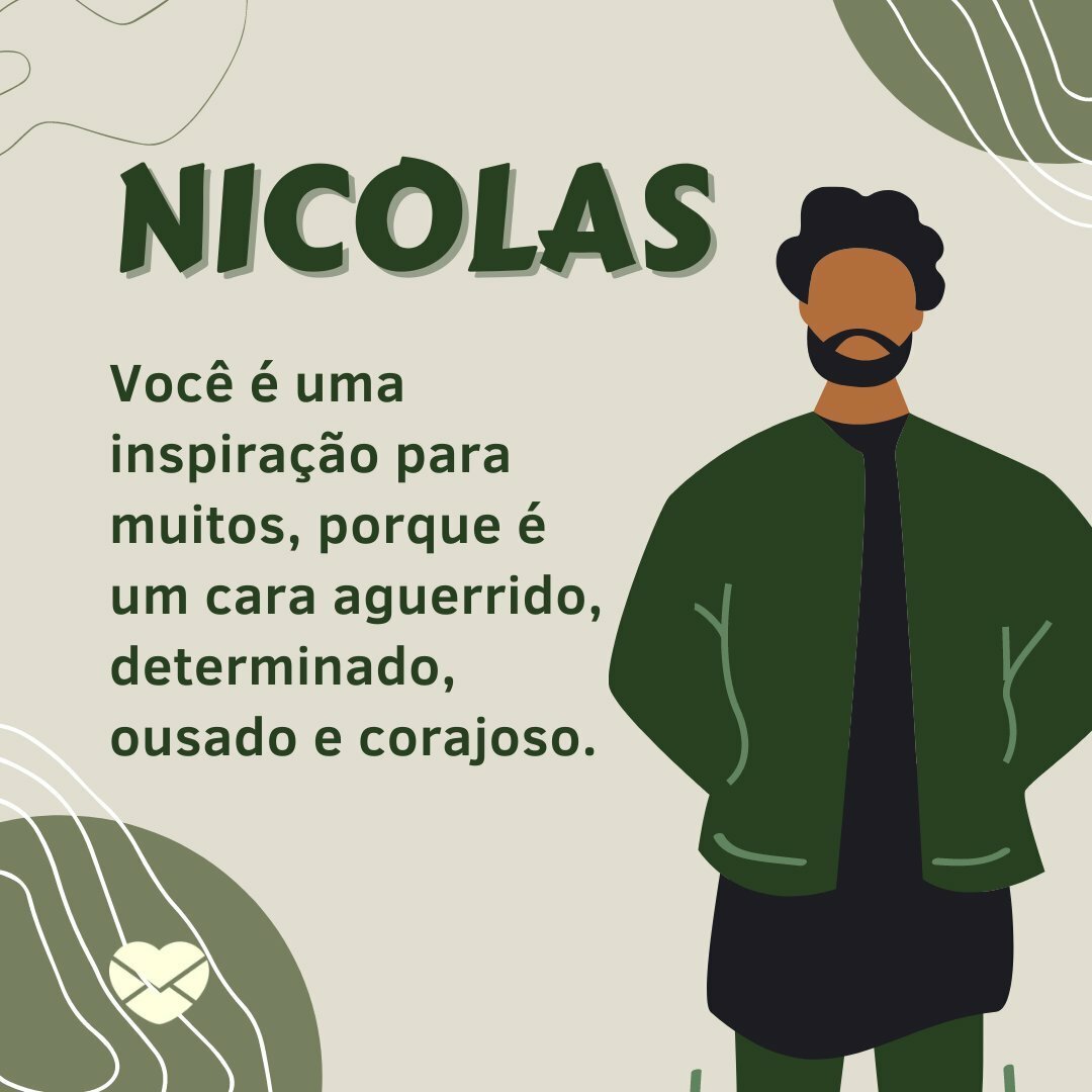 Realmente inspirador Significado do nome Nicolas