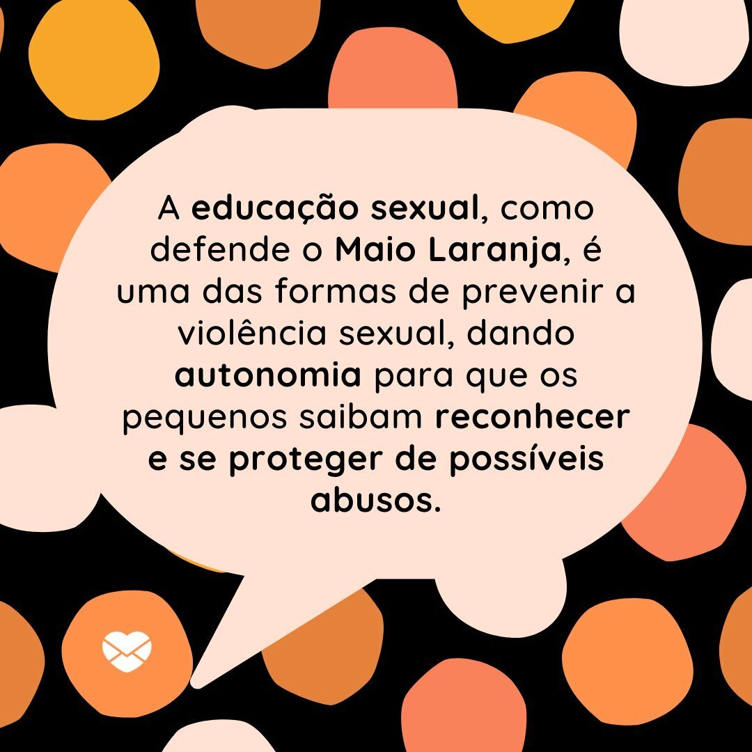 Mensagens de conscientização para Maio Laranja: seja humano!