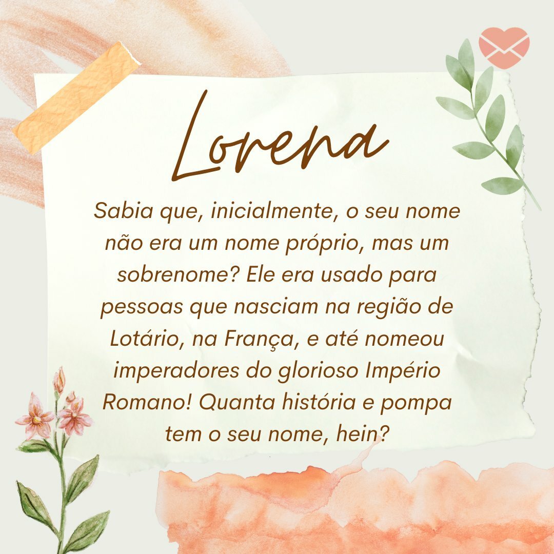 Significado do nome Lorena: origem, frases e mais — Página 2