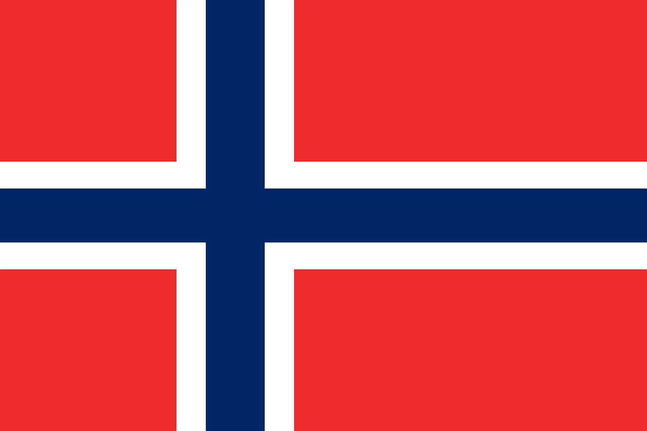 Bandeira da Noruega - Significado das Bandeiras dos Países