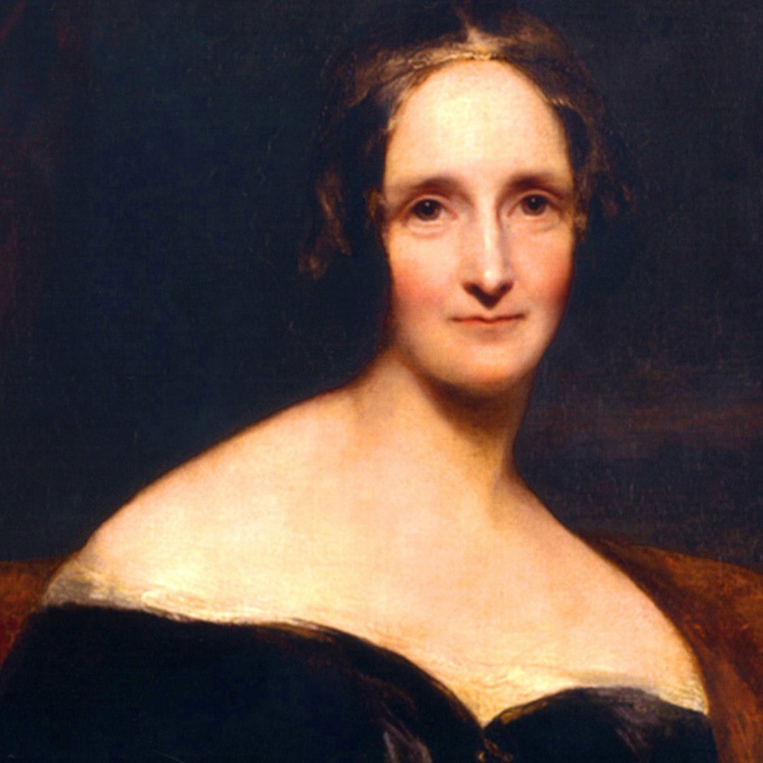 Retrato da escritora Mary Shelley