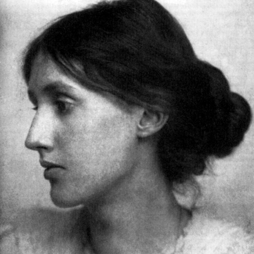 Retrato da escritora feminista Virginia Woolf