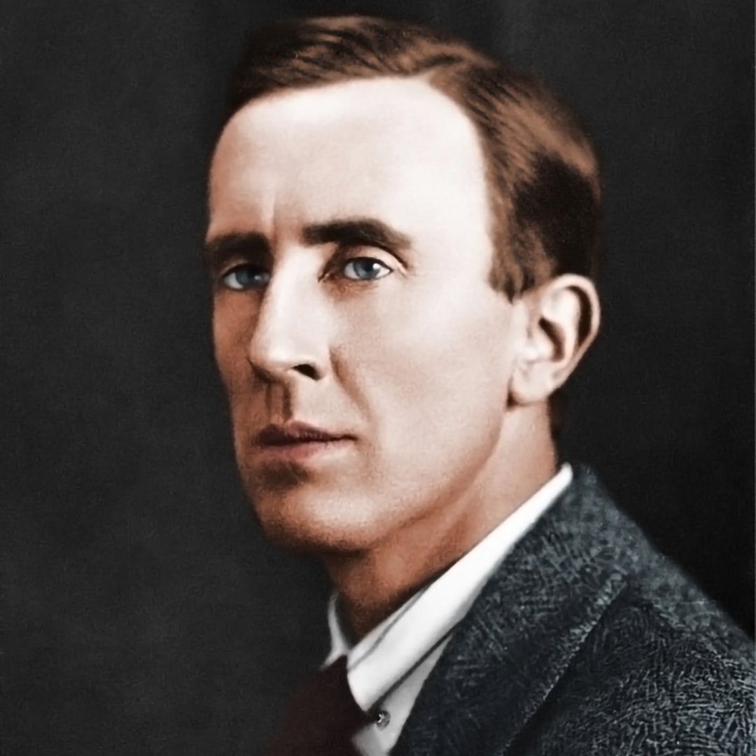 Imagem do escritor J. R. R. Tolkien