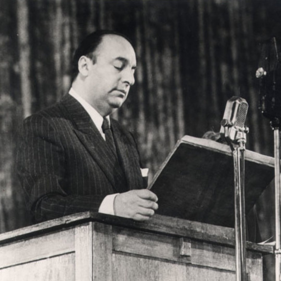 Imagem do poeta e diplomata chileno Pablo Neruda