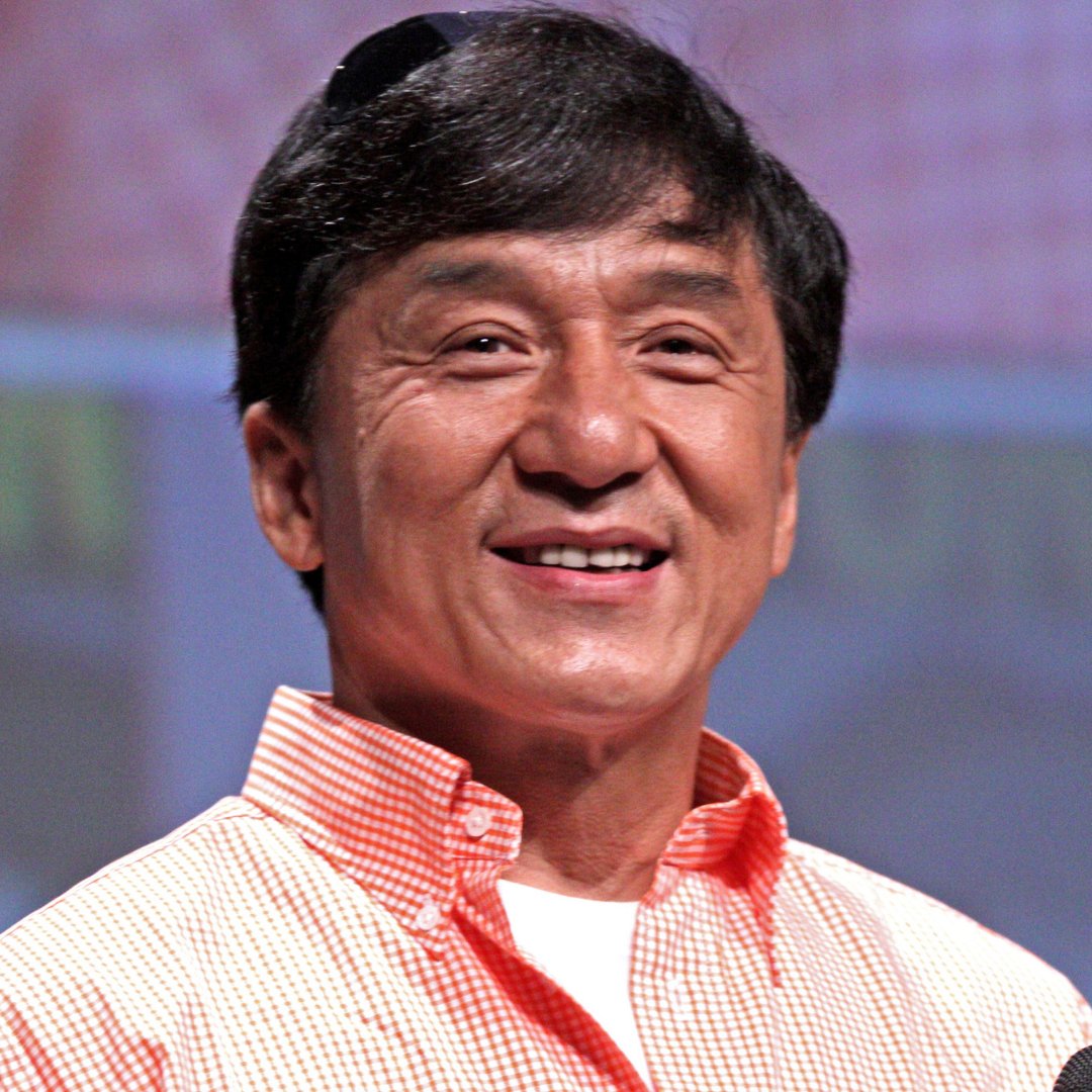 Imagem do ator e diretor Jackie Chan