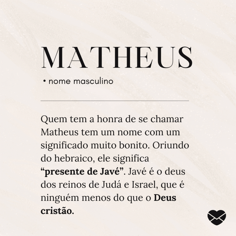 Significado do nome Matheus: origem, frases e mais