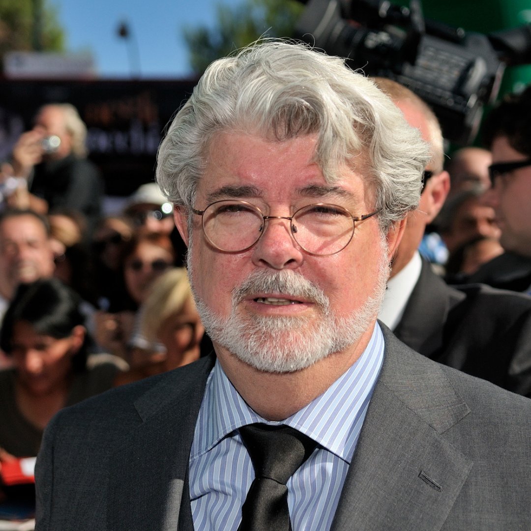 Imagem do diretor e produtor George Lucas