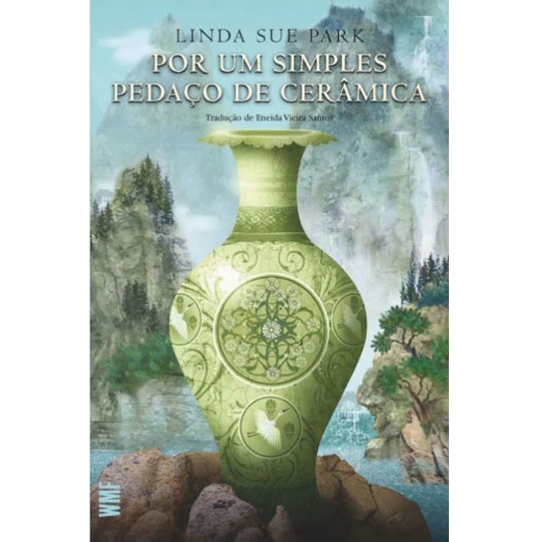 A capa do livro 'Por um simples pedaço de cerâmica'.