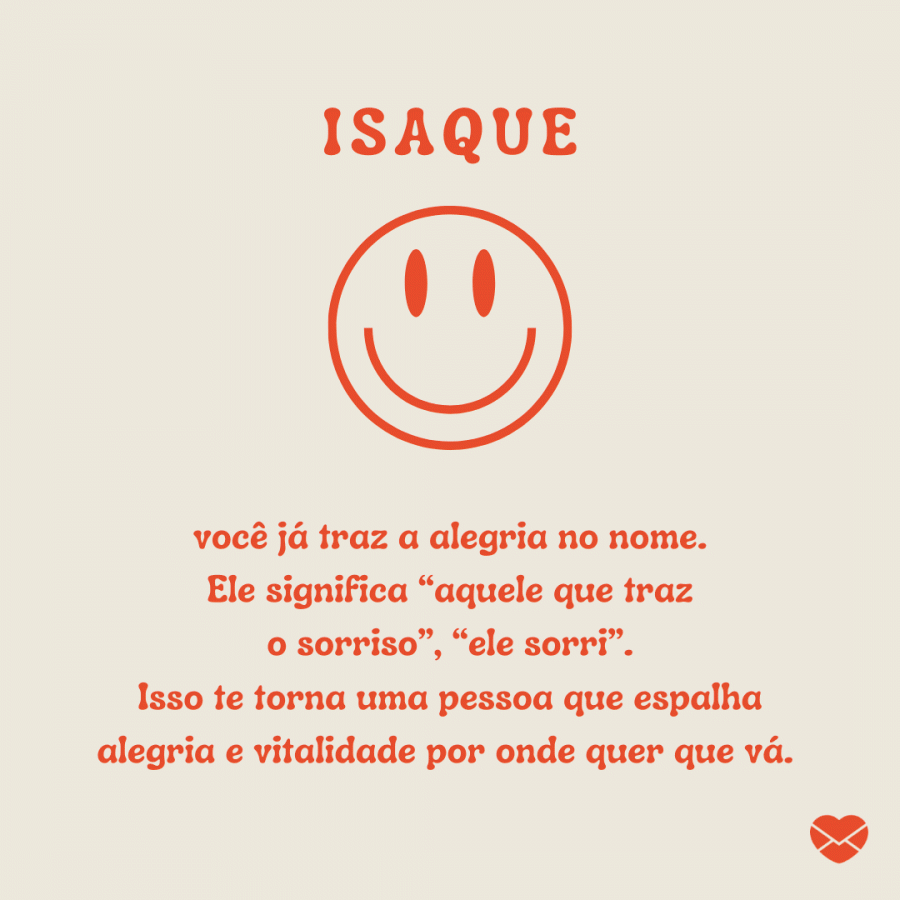 Significado do nome Isaque. Surpreenda-se com detalhes do nome