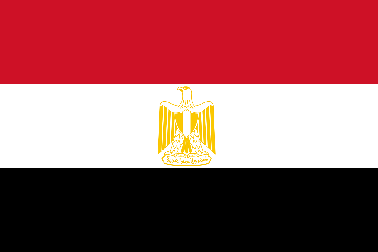 Bandeira do Egito - Significado das Bandeiras dos Países