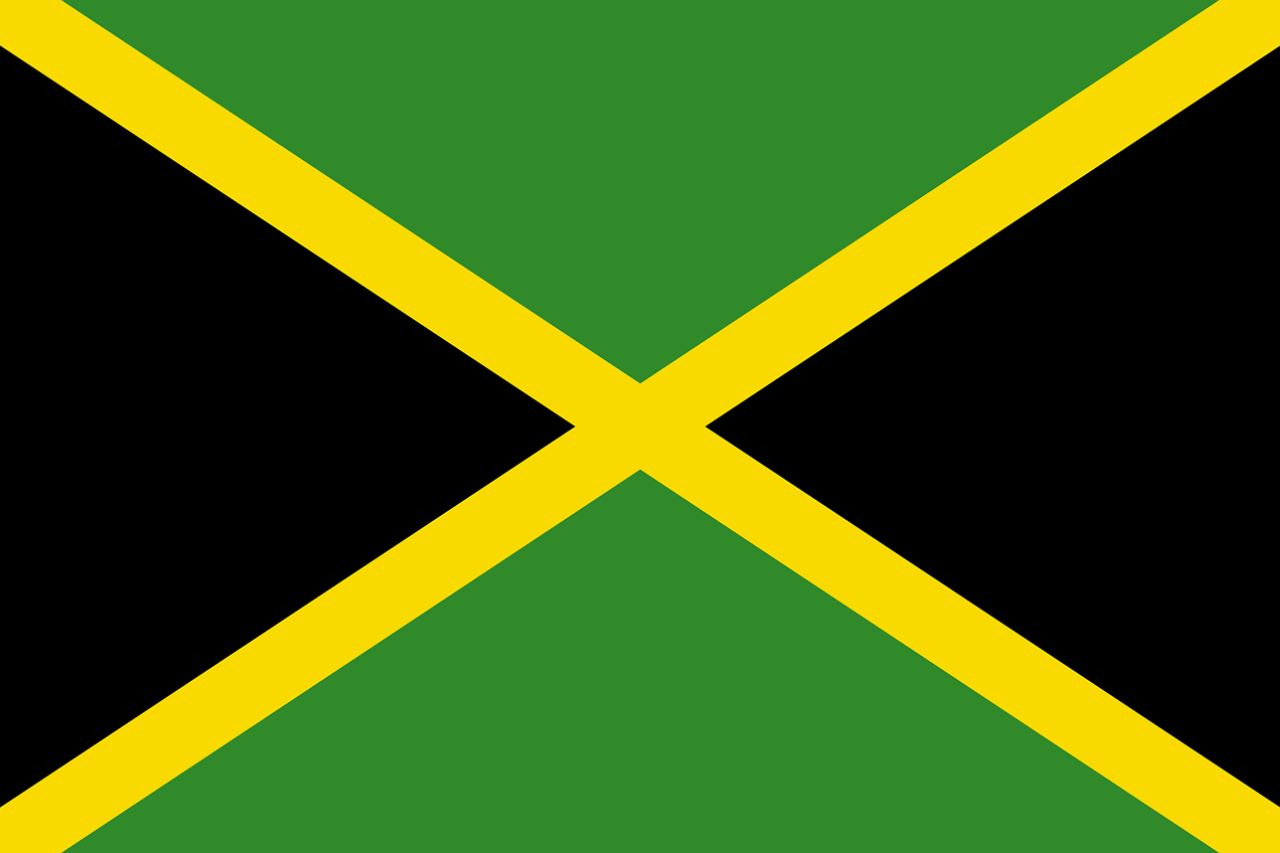 Bandeira da Jamaica - Significado das Bandeiras dos Países