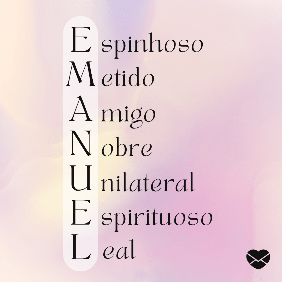 Significado do nome Emanuel: origens, frases e mais