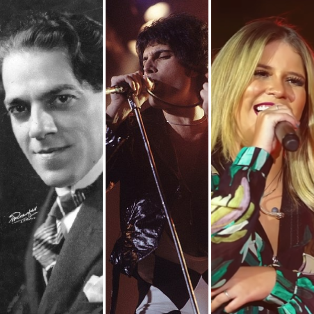 Heitor Villa-Lobos, Freddie e Marília cantando
