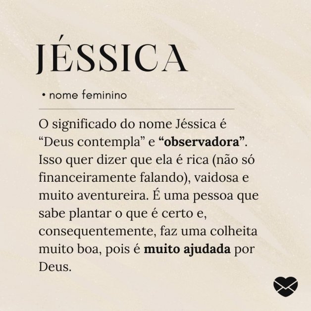 Significado Do Nome Jéssica Origem Frases E Mais 5846