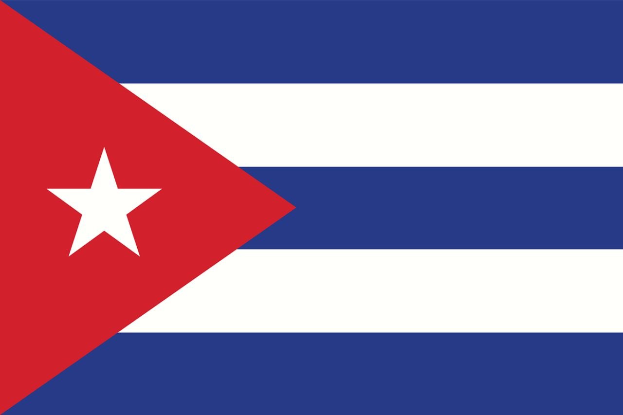 Bandeira de Cuba - Significado das Bandeiras dos Países