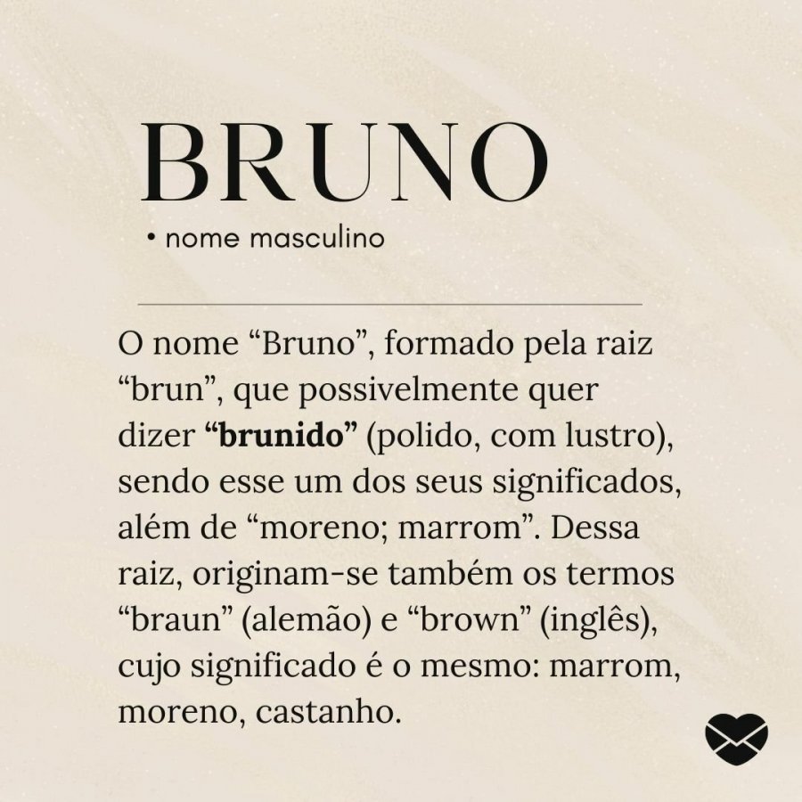 Significado do nome Bruno: origem, frases e mais