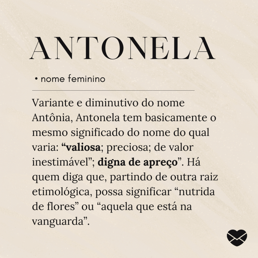Significado do nome Antonela: origem, frases e mais