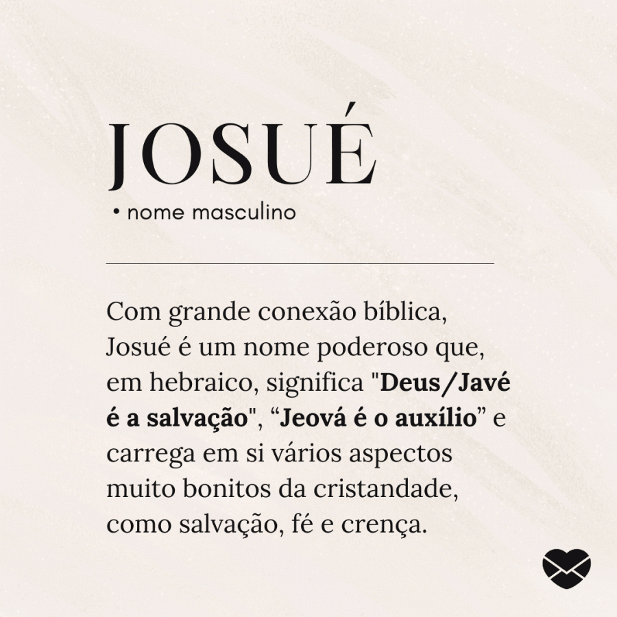 Significado do nome Josué origem, frases e mais