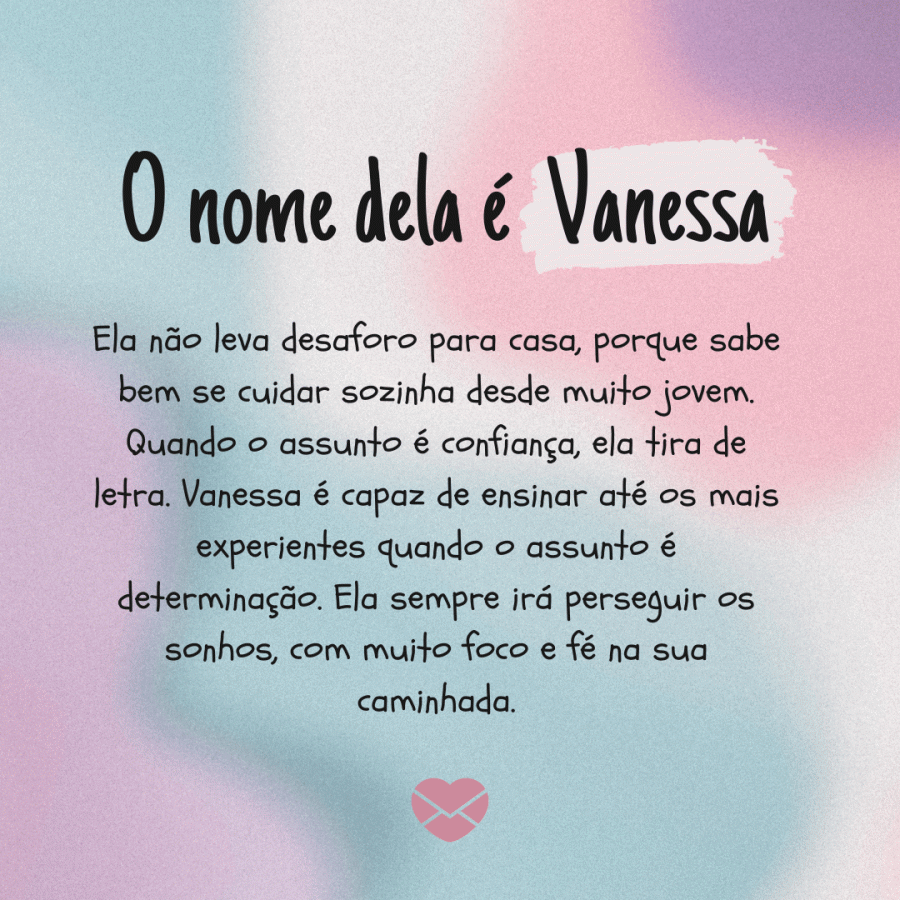 Significado do nome Vanessa: origem, frases e mais