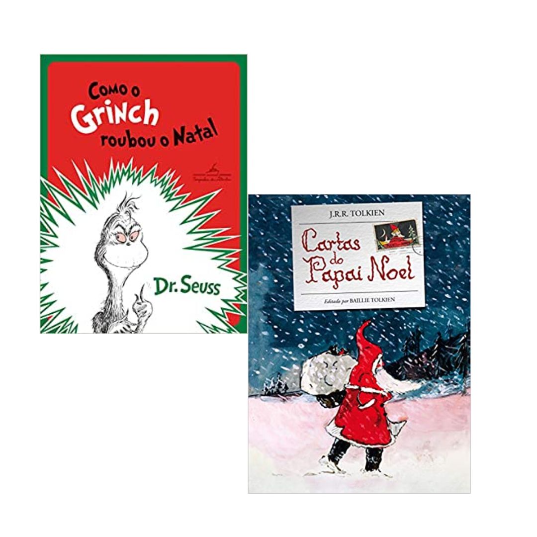 Livros Como o Grinch roubou o Natal e Cartas do Papai Noel