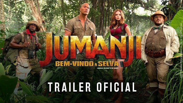 Reprodução: trailer de Jumanji: Bem-vindo às selva