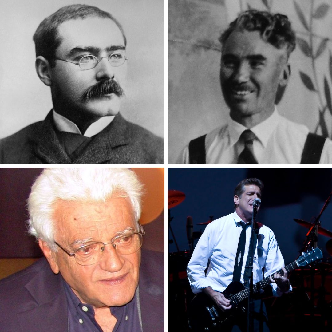 Rudyard Kipling, Emmerico Nunes, Walmor Chagas e Glenn Frey