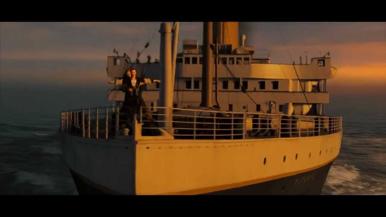 Trecho do trailer do filme Titanic
