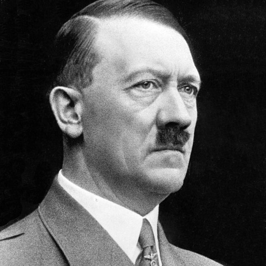 Foto preto e branca de Hitler