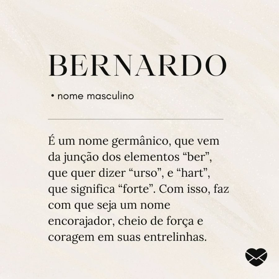 Significado De Bernardo Na Bíblia - RETOEDU
