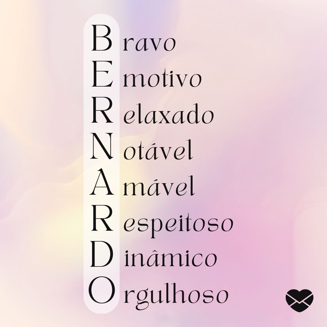 Significado do nome Bernardo: origem, frases e mais