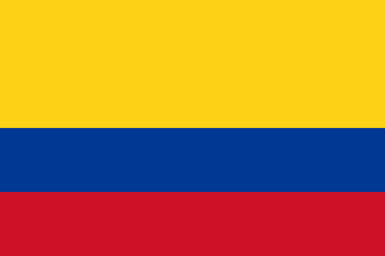 Bandeira da Colômbia - Significado das Bandeiras dos Países