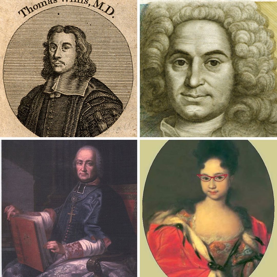 Thomas Willis, Balthasar Neumann, Johann Nikolaus von Hontheim e Ana Petrovna