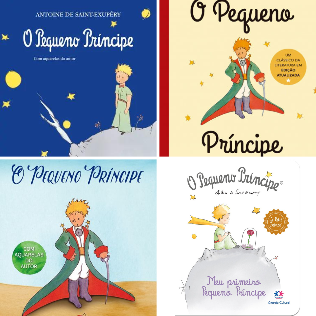 Diferentes versões do livro O Pequeno Príncipe