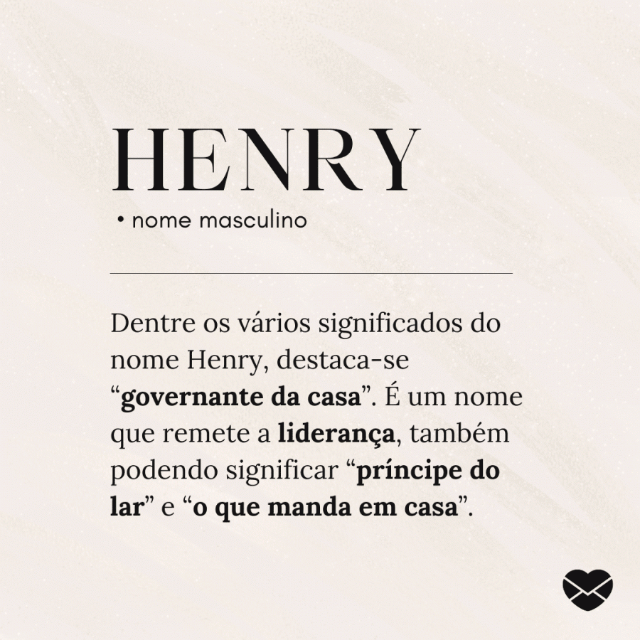 Nomes Composto Com Henry - RETOEDU