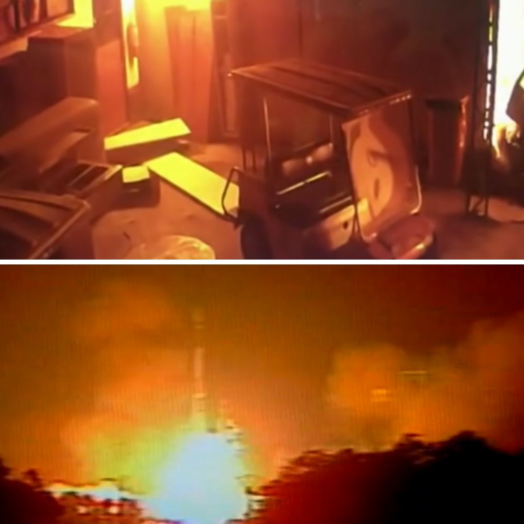 Gride das imagens do lançamento do Brasilsat A1 e do incêndio no centro de treinamento de futebol do Flamengo