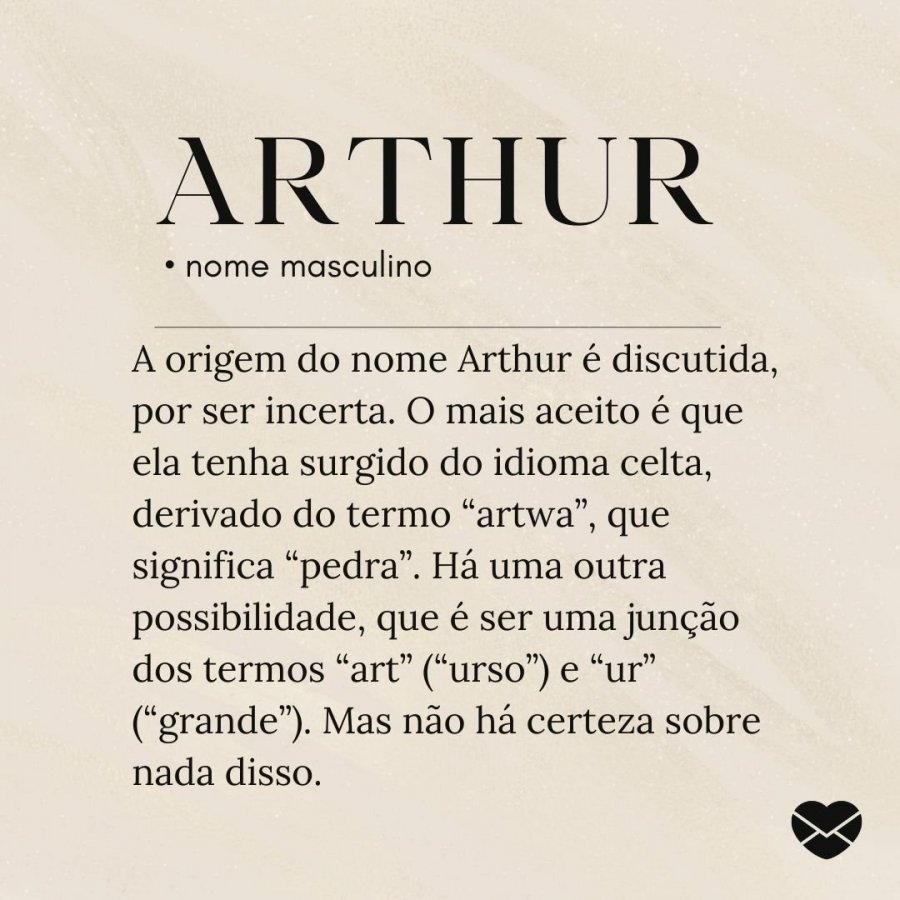 Significado do nome Arthur: origem, frases e mais