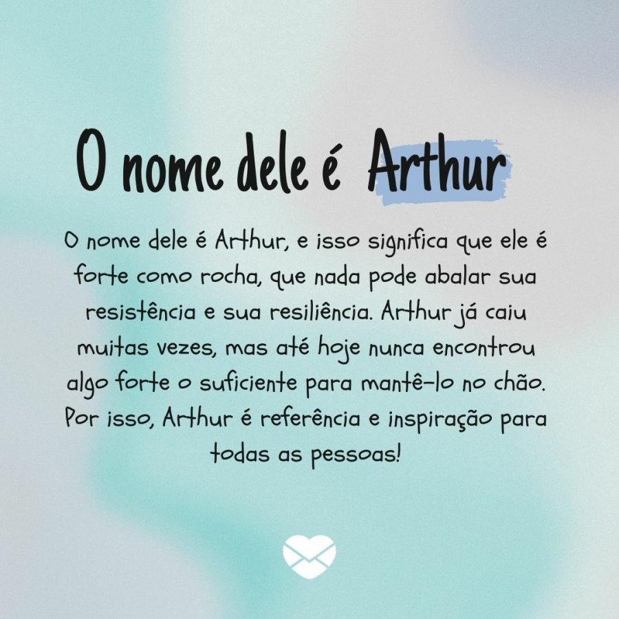 Significado do nome Arthur: origem, frases e mais